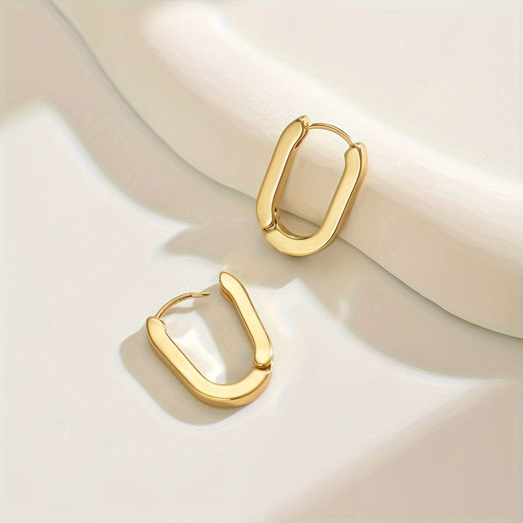 Boucles d'oreilles géométriques élégantes