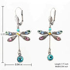 Boucles d'oreilles Libellules Élégantes