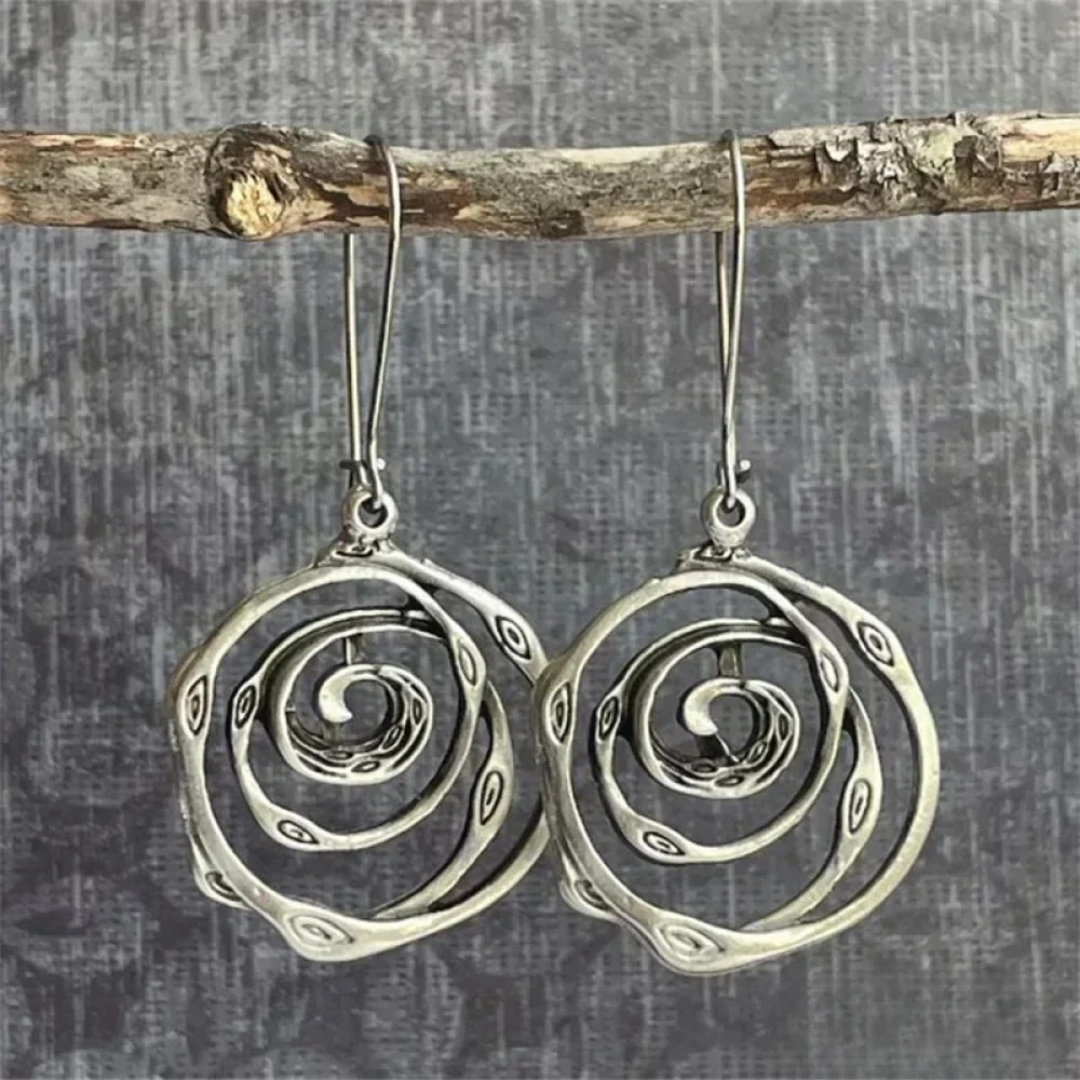 Boucles d'oreilles Labyrint en Argent