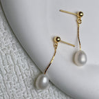 Boucles d'Oreilles Élégantes en Perles