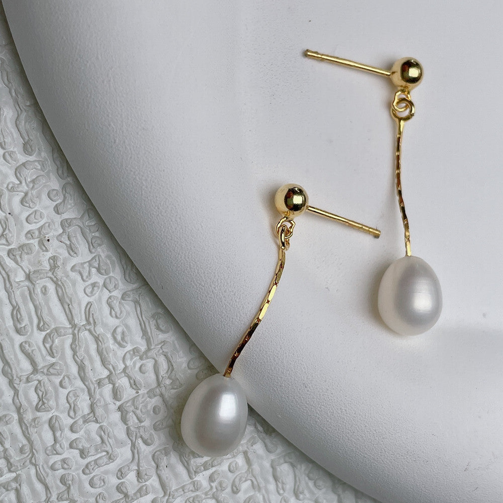 Boucles d'Oreilles Élégantes en Perles