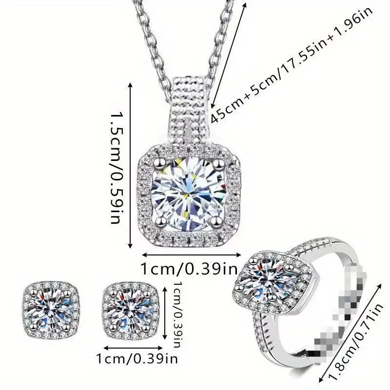 Set de Bijoux Luxueux Dobbelsieraden