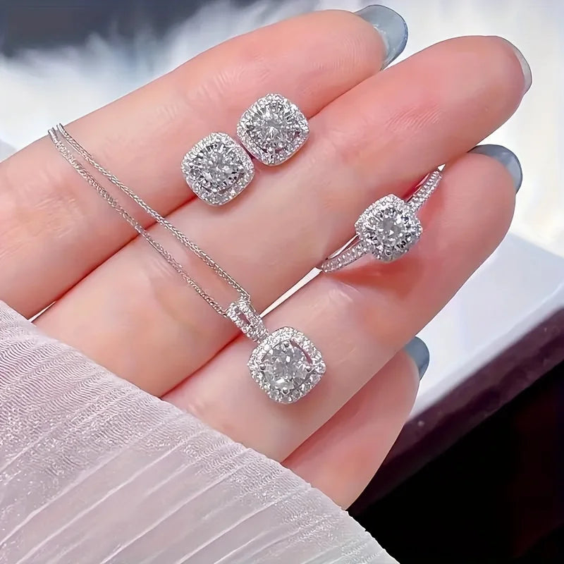 Set de Bijoux Luxueux Dobbelsieraden