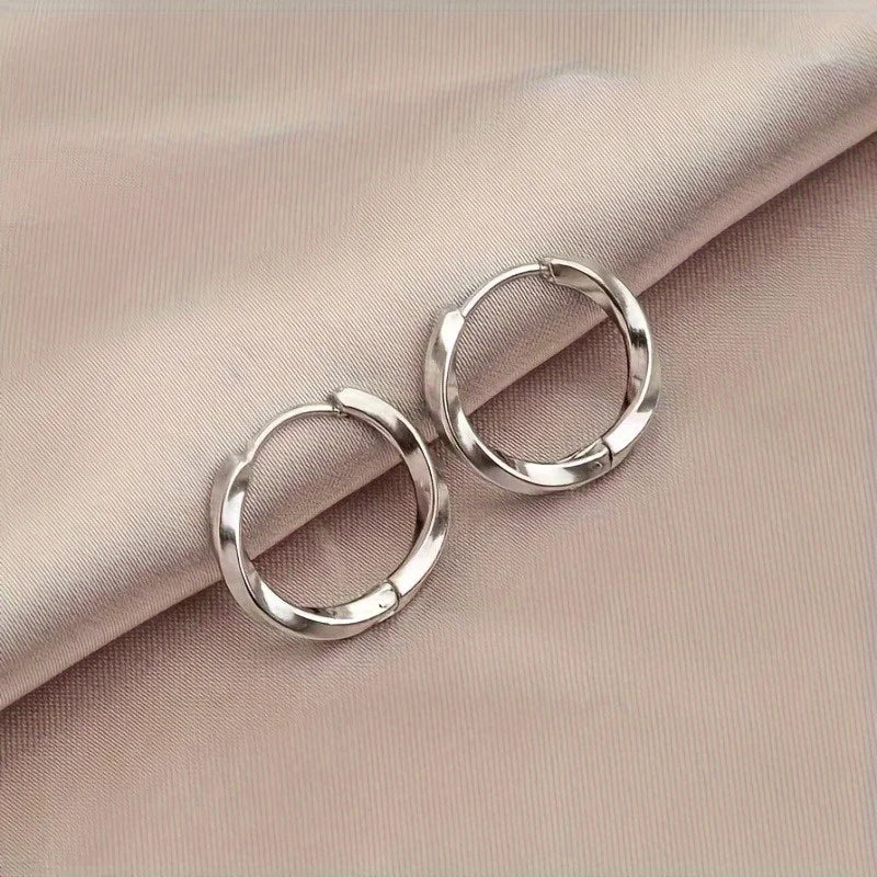 Boucles d'oreilles géométriques minimalistes