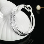 Boucles d'oreilles en argent sterling