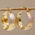 Boucles d'Oreilles en Or Luxe