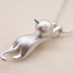 Collier ludique avec chatons en argent 925